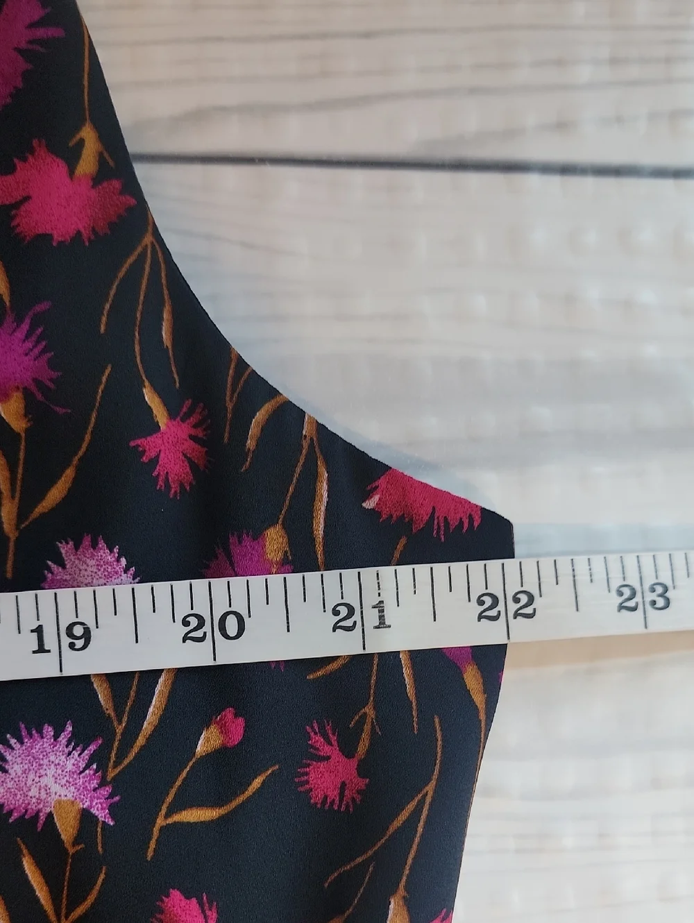 Gap Sleeveless Floral Tie-Waist Midi Dress - Black & Pink Floral Womens Size L
